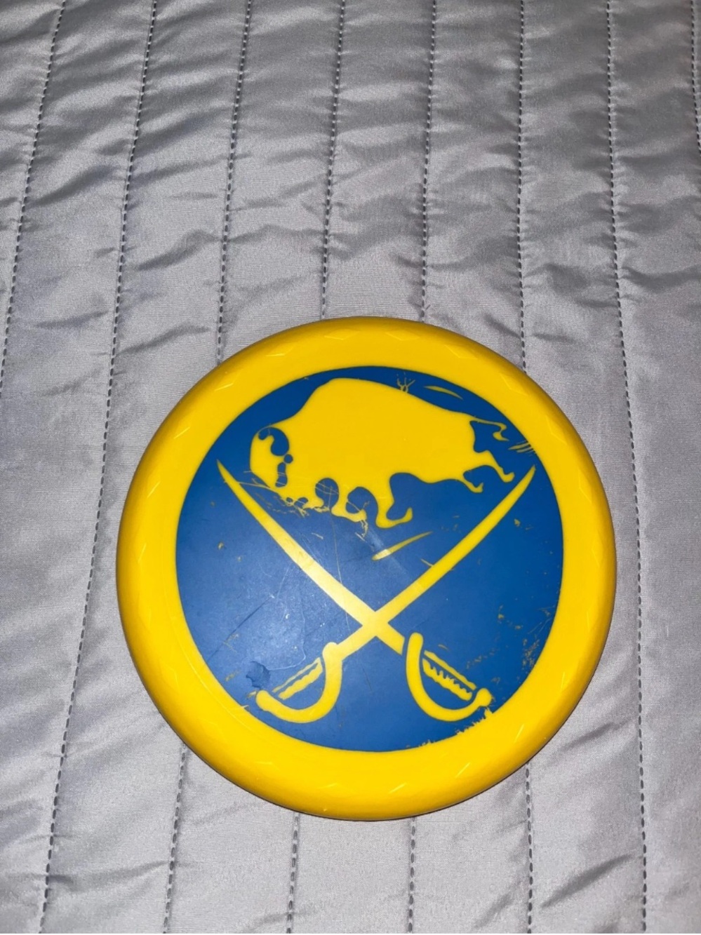 Vintage Buffalo Sabres NHL Rare Logo Frisbee 1970s